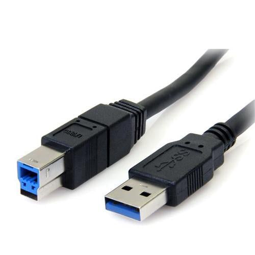 Câble USB 3.0 Mâle A à Mâle B Noir 3 pieds - Simple Boutique