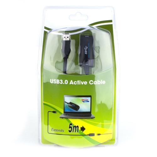 Câble USB 3.0 extension connecteurs A Mâle/Femele 16 pi ACTIF - Simple Boutique