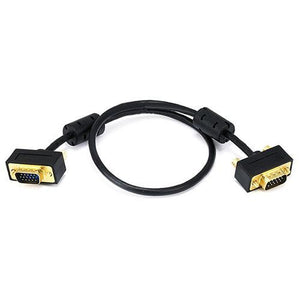 Câble VGA à VGA de 1.5 pieds SLIM avec ferrites - Simple Boutique