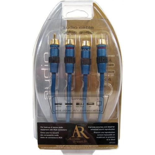 Câble audio 2xRCA Mâle/Mâle 20 pieds HAUTE QUALITE - Simple Boutique