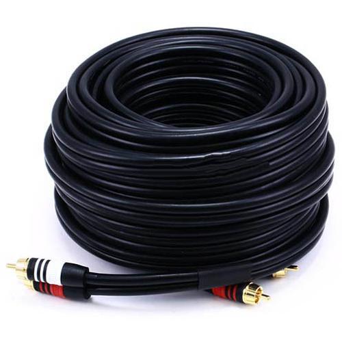 Câble audio 2xRCA Mâle/Mâle 50 pieds HAUTE QUALITE RG59U 22AWG - Simple Boutique