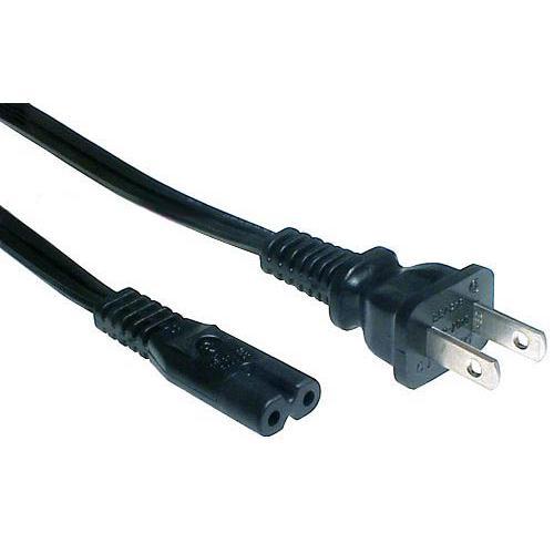 Câble d'alimentation électrique, Figure 8, 10 pi Noir - Simple Boutique