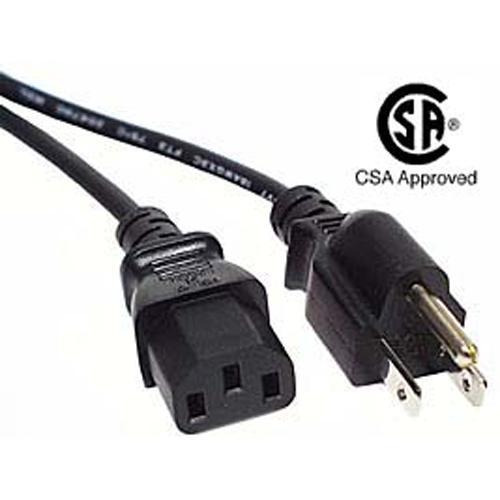 Câble d'alimentation universel ordinateurs, HDTV, etc 3pi noir - Simple Boutique
