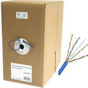 Câble ethernet réseau Cat5e RJ-45 24 AWG 350 MHz Pur Cuivre Bleu 1000pi - Simple Boutique