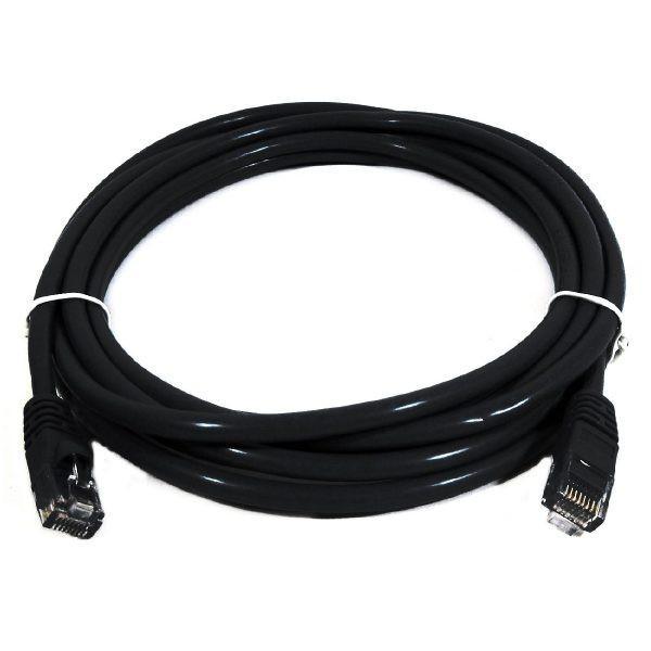 Câble ethernet réseau Cat6 500MHz RJ-45 1pi Noir