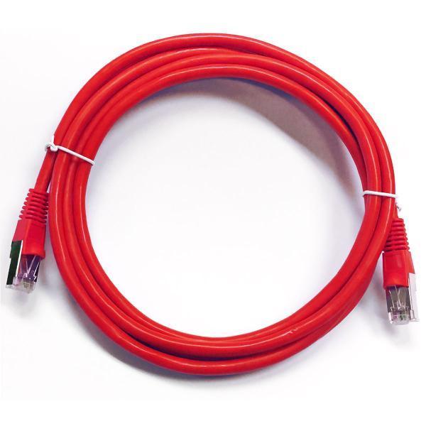 Câble ethernet réseau Cat6 550MHz RJ-45 blindé 200 pi Rouge - Simple Boutique