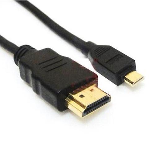 Câble micro-HDMI (Type D) à HDMI (Type A) 3 pi plaqué or v1.4 - Simple Boutique