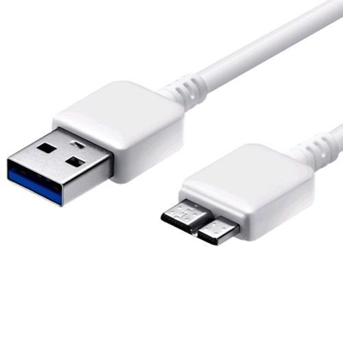 Câble micro USB 3.0 Mâle A à Mâle micro Blanc 3 pieds / 1M - Simple Boutique