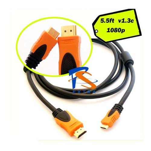 Câble mini-HDMI à HDMI de 5.5 pieds PREMIUM v1.3c 1080p - Simple Boutique