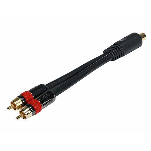 Câble pour Subwoofer haute résolution RCA Y Splitter 1F/2M - Simple Boutique