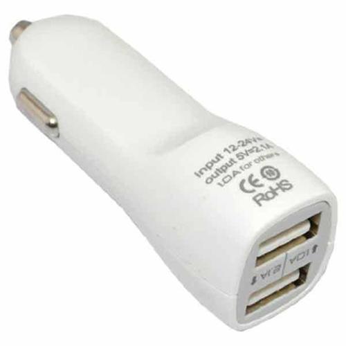 Chargeur d'auto pour cellulaire et appareils mobiles 2x USB 2.1A