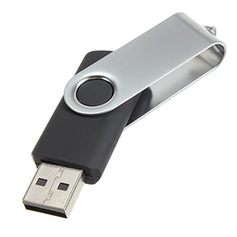 Clé USB 2.0 32 GB Générique Avec Rabat Noir (Paquet de 2)