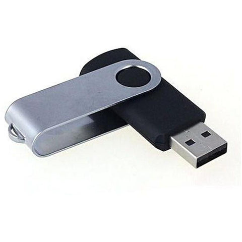 Clé USB 2.0 32 GB Générique Avec Rabat Noir (Paquet de 2)