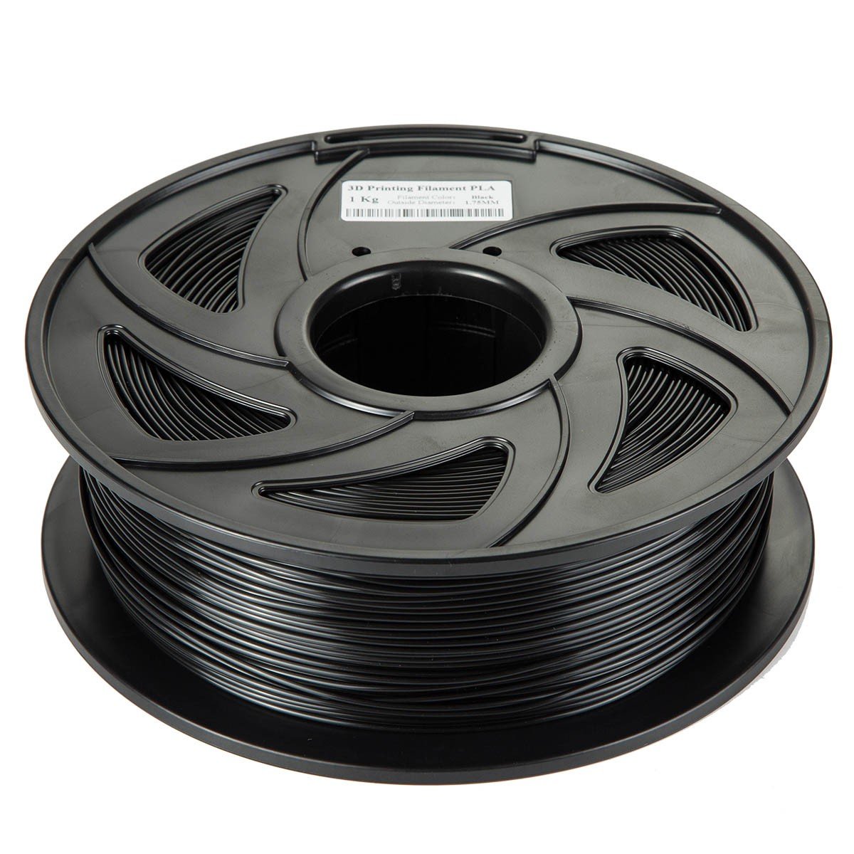 CloneBox 03428 Filament PLA pour Imprimante 3D 1.75mm 1kg Noir - Simple Boutique