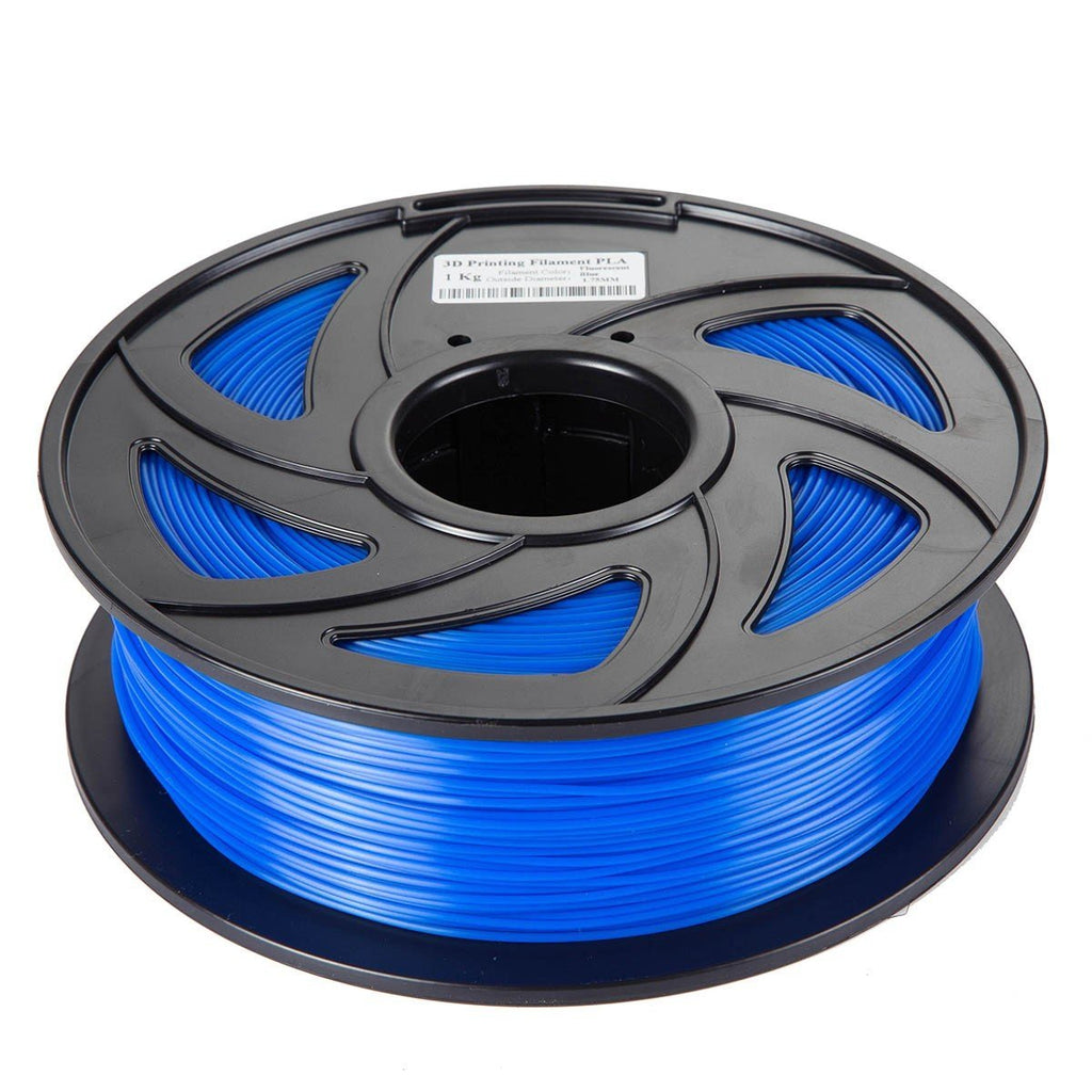 CloneBox 03447 Filament PLA pour Imprimante 3D 1.75mm 1kg Bleu Transparent