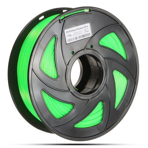 CloneBox 03449 Filament PLA pour Imprimante 3D 1.75mm 1kg Vert Transparent