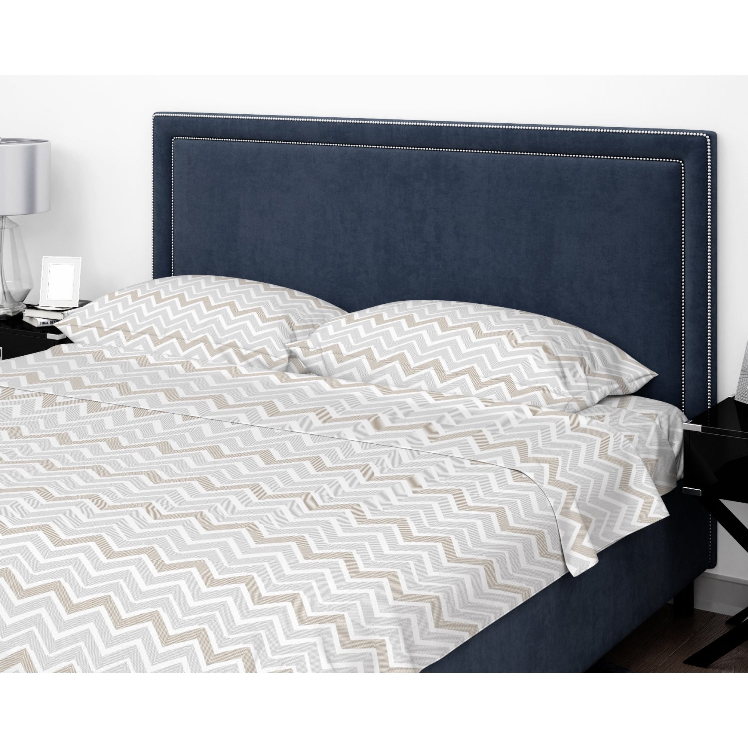 Cotton House - Ensemble de Draps de Flanelle, 100% Coton, Grandeur Simple, Fern Leaves - Liquidation Fin de Saison Vente Finale - Simple Boutique