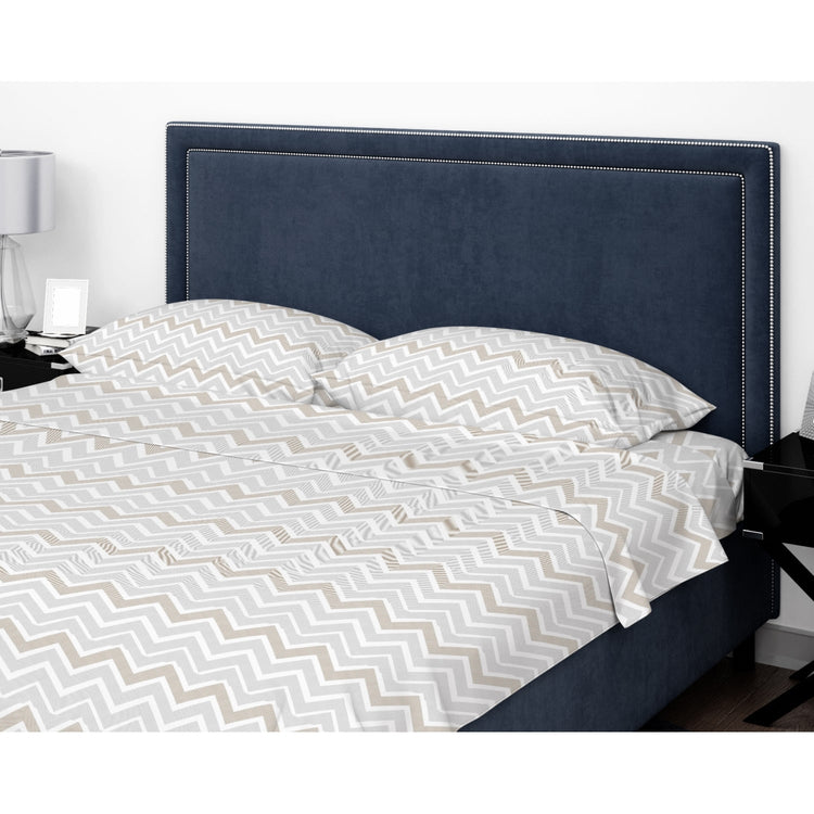 Cotton House - Ensemble de Draps de Flanelle, 100% Coton, Grandeur Très Grand Lit King, Fern Leaves - Liquidation Fin de Saison Vente Finale - Simple Boutique