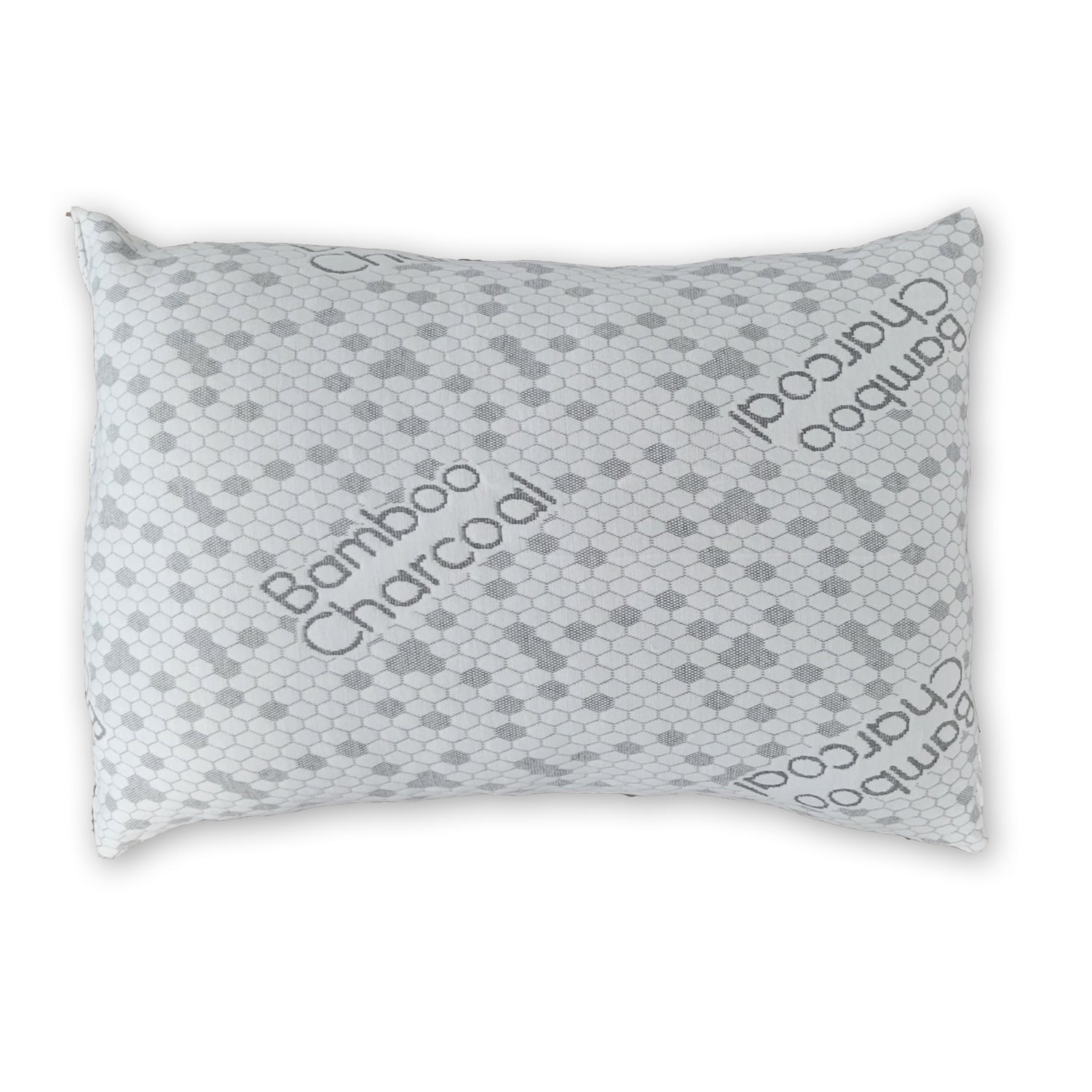Cotton House - Oreiller Infusé de Charbon, Hypoallergénique, Grandeur Standard, Fabriqué au Canada - Simple Boutique