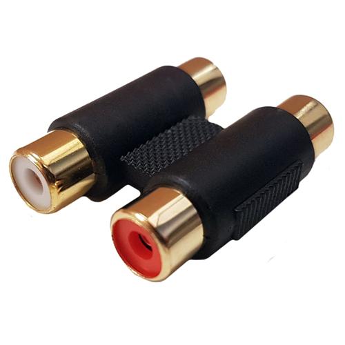 Coupleur RCA 2X F/F Blanc & Rouge - Simple Boutique