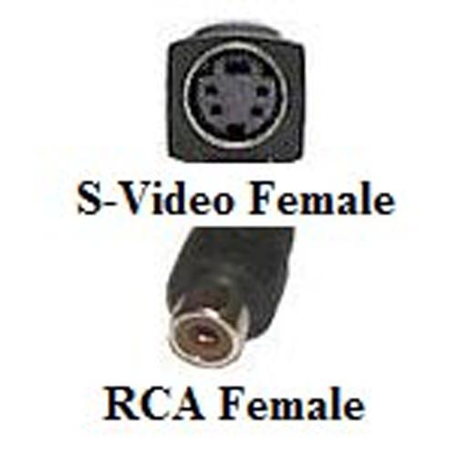 Coupleur de câbles S-Video Femele à prises RCA Femele - Simple Boutique