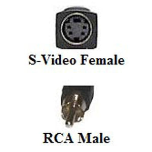 Coupleur de câbles S-Video Femele à prises RCA Mâle - Simple Boutique