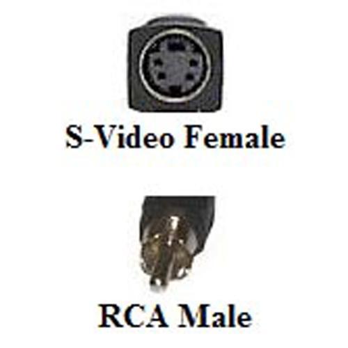 Coupleur de câbles S-Video Femele à prises RCA Mâle - Simple Boutique
