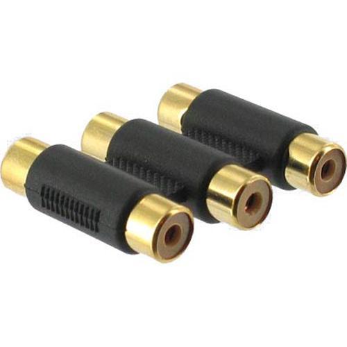 Coupleur de câbles composite F/F à 3 prises RCA - Simple Boutique