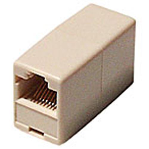 Coupleur pour câbles ethernet réseau Cat5e RJ-45 F/F Ivoire - Simple Boutique