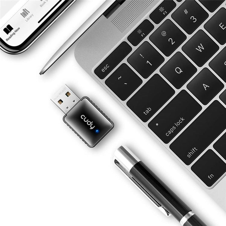 Cudy WU600 Adaptateur USB Wi-fi Double Bande avec Installation Automatique, Noir - Simple Boutique