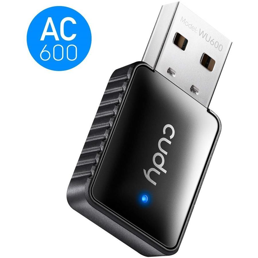 Cudy WU600 Adaptateur USB Wi-fi Double Bande avec Installation Automatique, Noir - Simple Boutique