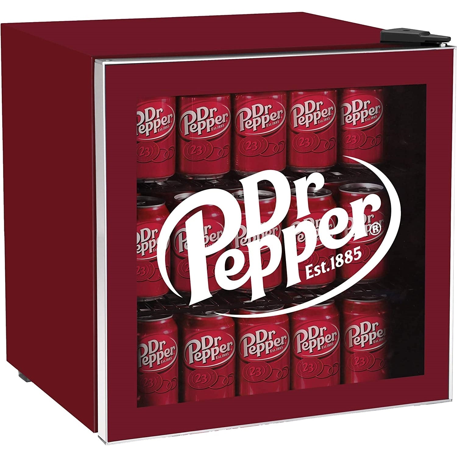 Curtis - Mini Réfrigérateur Compact Dr. Pepper, 1.8 Pied Cube, Capacité de 50 Canettes, Rouge - Simple Boutique