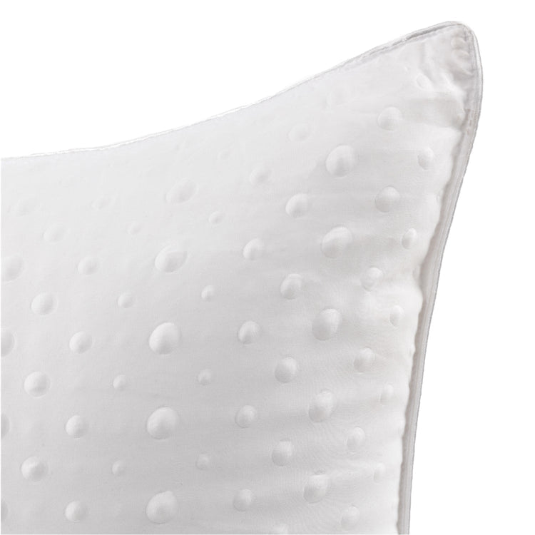 DB Chez Vous - Oreiller Aria Hypoallergénique en Microfibre, Grandeur Standard, Blanc - Simple Boutique
