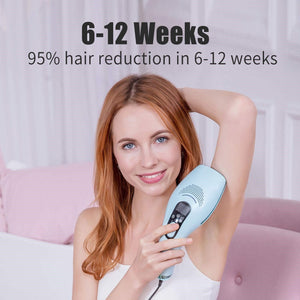 DEESS - Épilateur à Lumière Pulsée (IPL), Taitement Glacé, Épilation Permanente, Écran Tactile, Flash Illimité, Gris - Simple Boutique