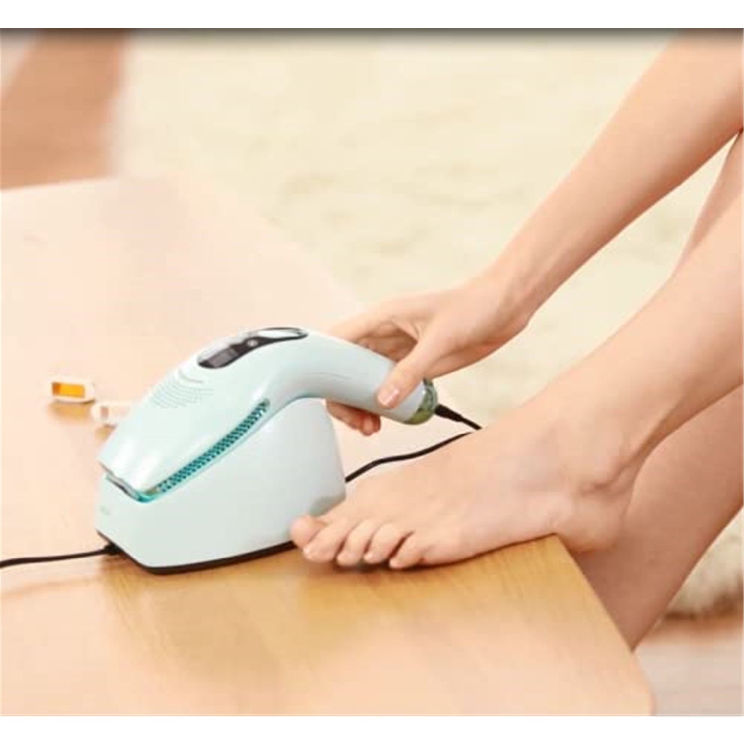 DEESS - Épilateur à Lumière Pulsée (IPL), Taitement Glacé, Épilation Permanente, Écran Tactile, Flash Illimité, Gris - Simple Boutique