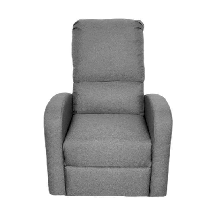 Dormatex Emilia Chaise Fauteuil Inclinable Pivotante Gris Pâle - Fait au Canada - Simple Boutique