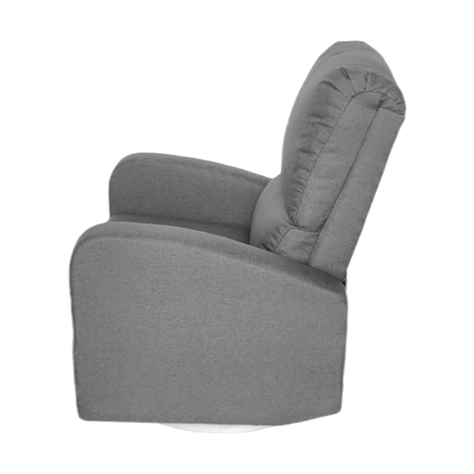 Dormatex Emilia Chaise Fauteuil Inclinable Pivotante Gris Pâle - Fait au Canada - Simple Boutique