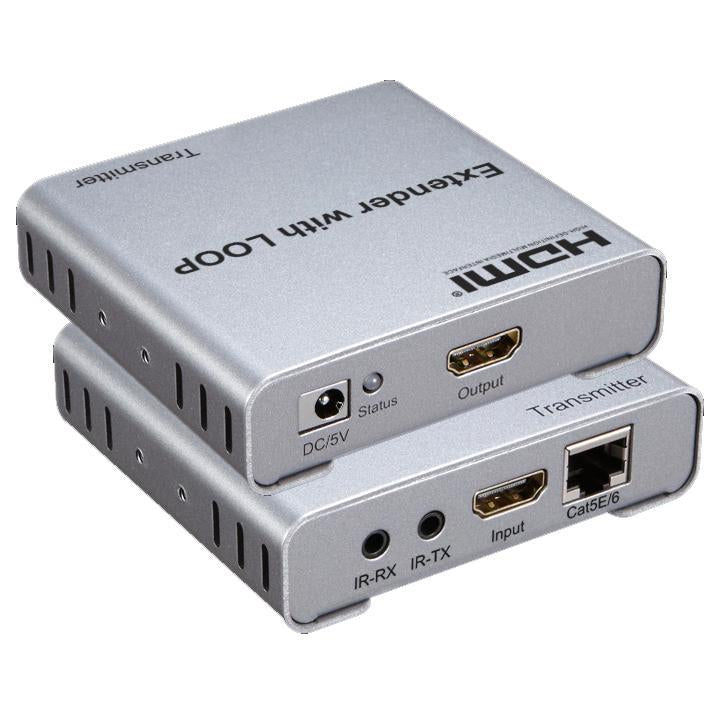 E1004K-IR: Extendeur HDMI 100M Sur CAT5 4KX2K Pris En Charge Avec Répéteur IR