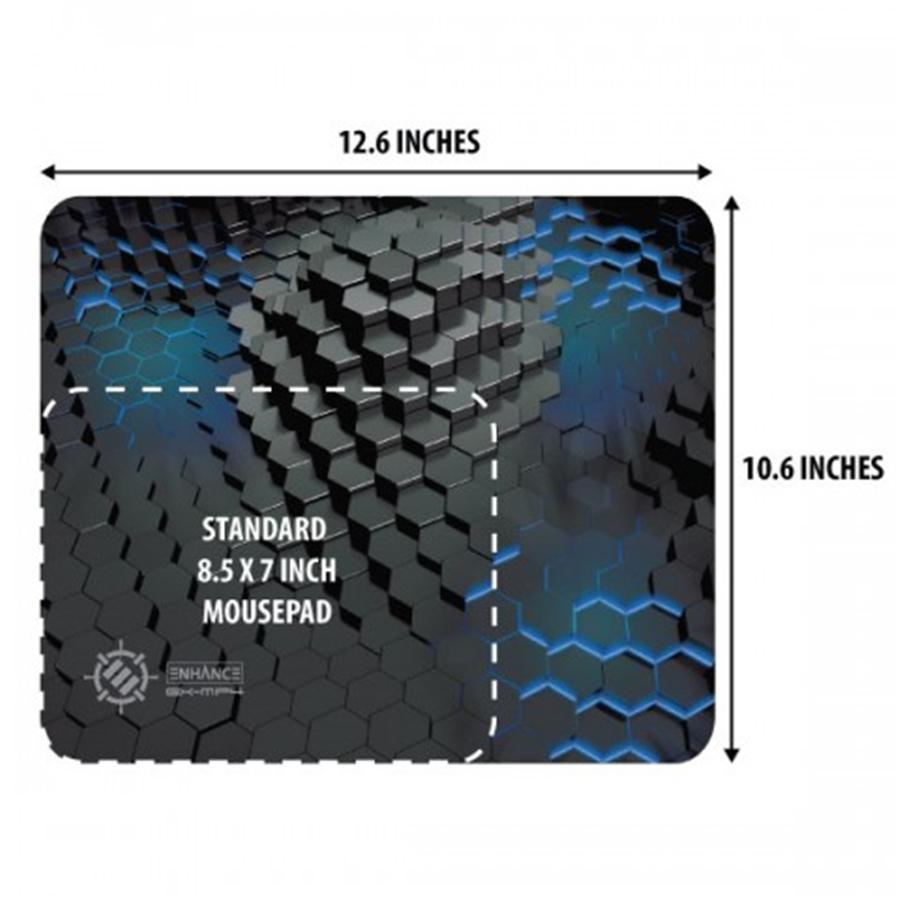 ENHANCE Infiltrate GX-MP4 Tapis de Souris de Jeu XL Noir et Bleu - Simple Boutique