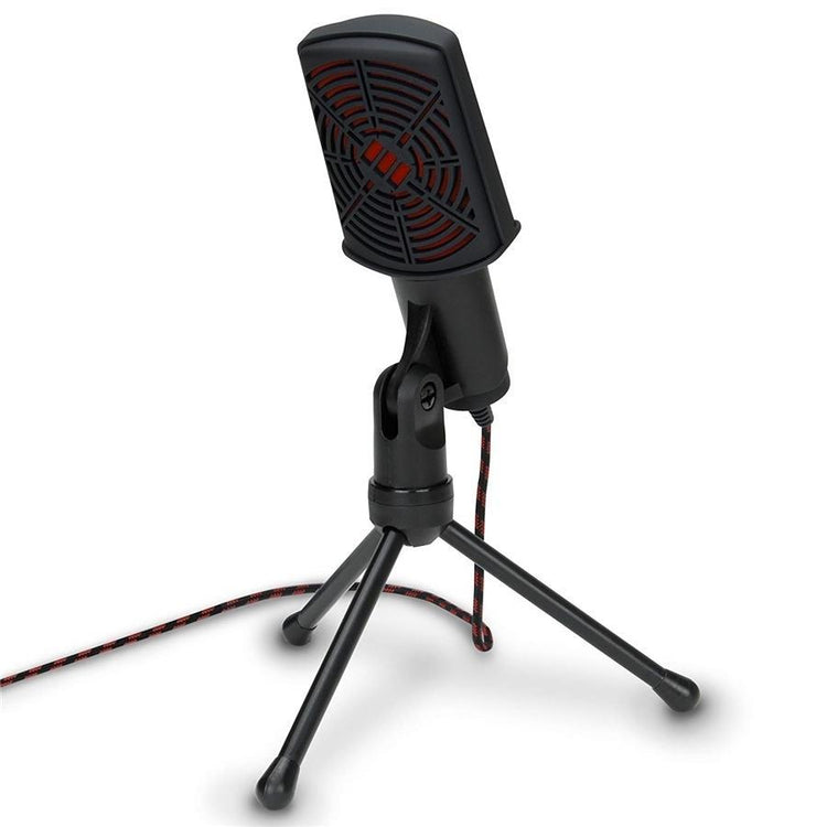 ENHANCE Microphone à condensateur à Port USB Rouge - Simple Boutique