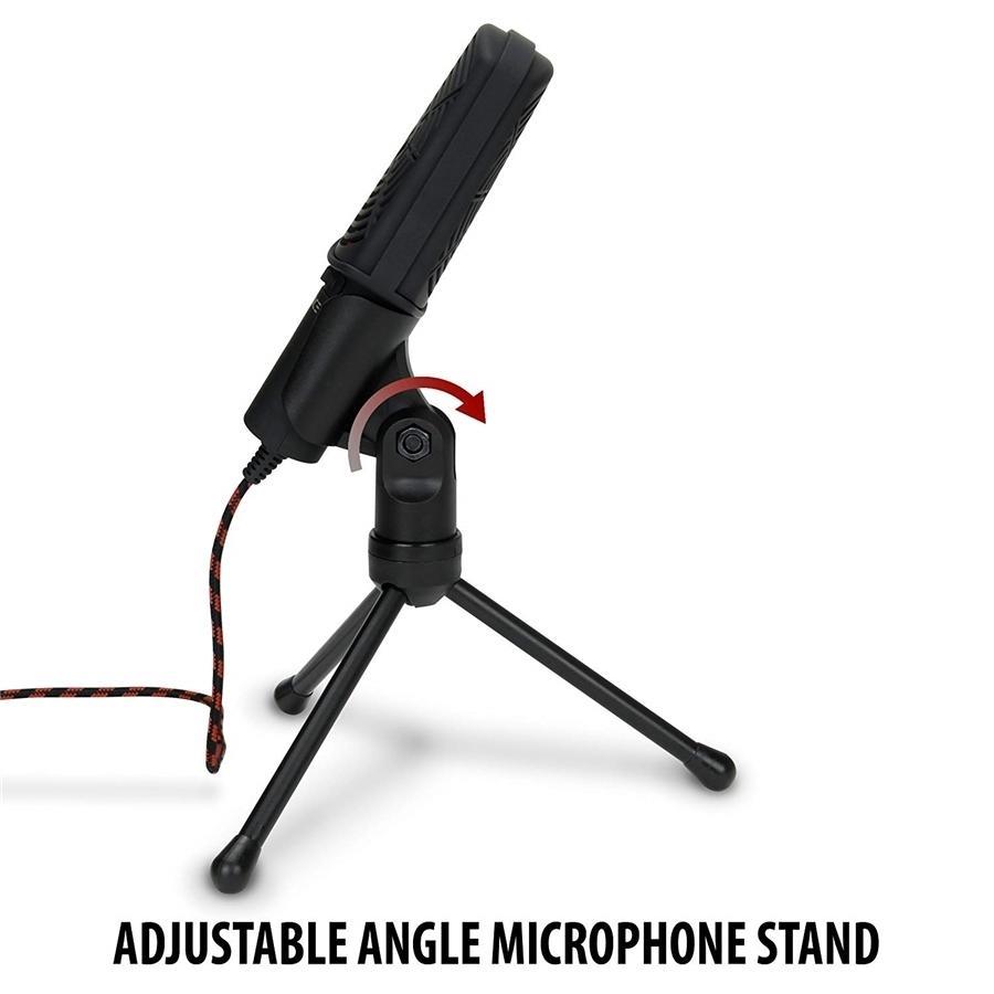 ENHANCE Microphone à condensateur à Port USB Rouge - Simple Boutique