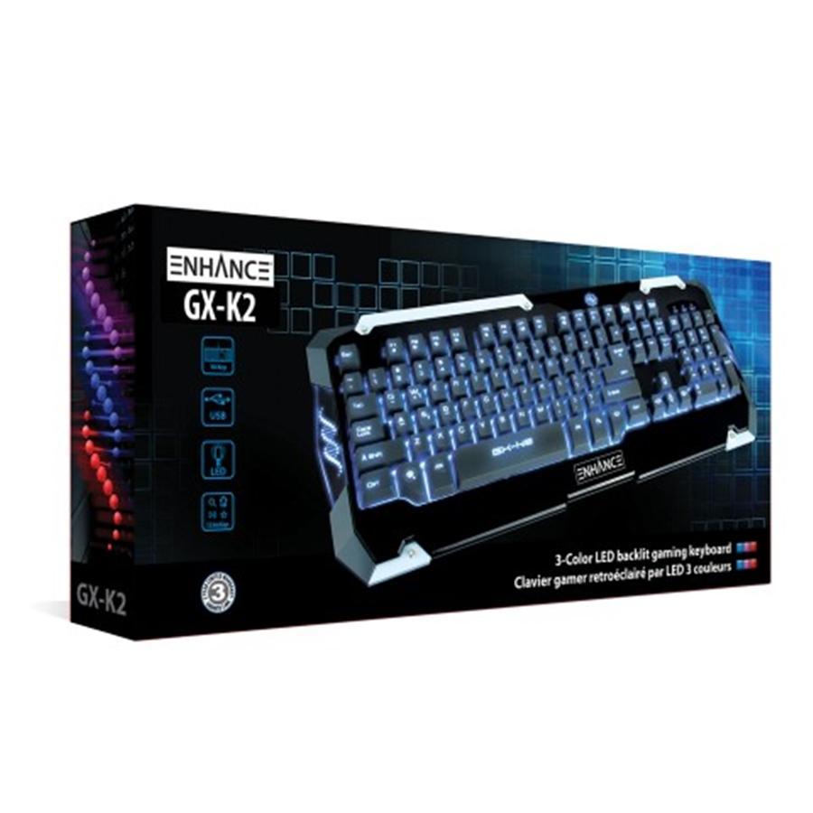 ENHANCE Pathogen GX-K2 Clavier de Jeu DEL - Simple Boutique