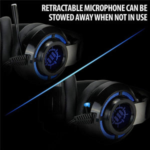 ENHANCE Scoria 7,1 Casque Virtuel de Jeu DEL avec Vibration - Simple Boutique