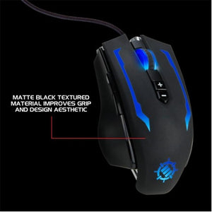 ENHANCE Scoria Tournament Souris de Jeu DEL - Simple Boutique