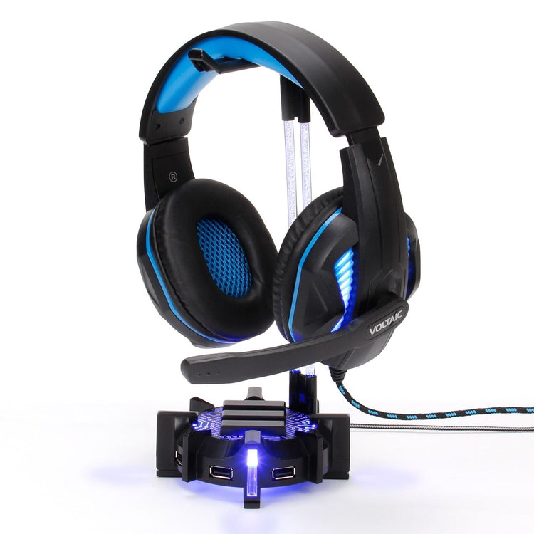 ENHANCE Support pour Casque De Jeu et HUB À 4 Ports USB DEL RVB - Simple Boutique