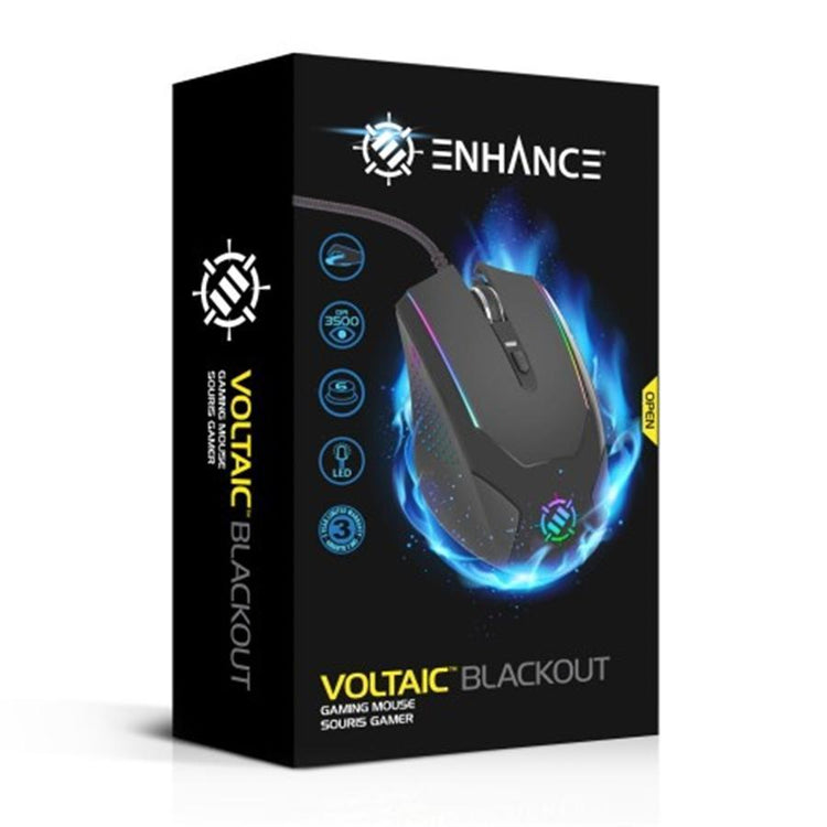 ENHANCE Voltaic Blackout Souris de jeu - Simple Boutique