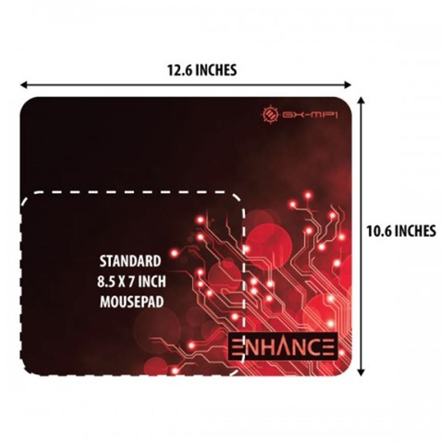 ENHANCE Voltaic Tapis de Souris de Jeu XL Rouge - Simple Boutique