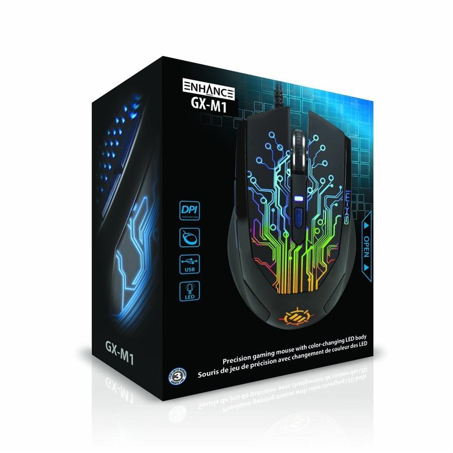 ENHANCE Voltatic GX-MI Souris de Jeu 3500 DPI DEL - Simple Boutique