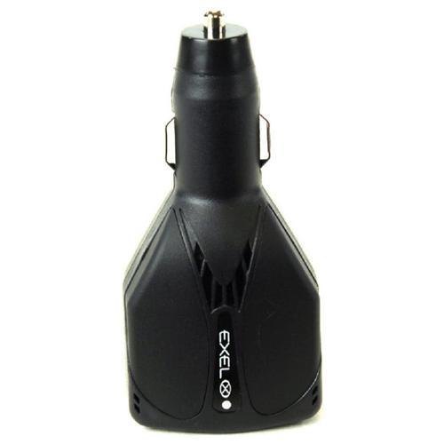 EXEL Chargeur De Voiture USB Triple Ports Jusqu'a 2.1A Noir - Liquidation Vente Finale - Simple Boutique