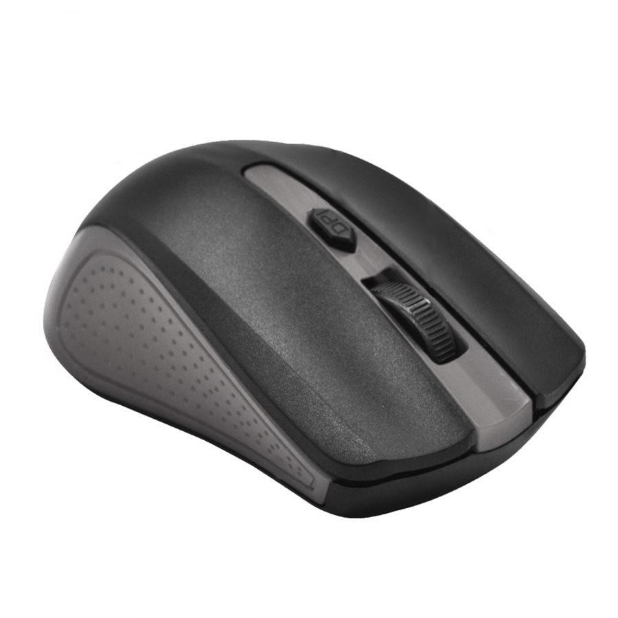 Elink CM500 - Souris à Roulette Optique Filaire, 3 Bouttons, 1200 dpi, Grise et Noir - Simple Boutique
